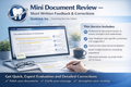 Mini Document Review — Short Written Feedback & Corrections