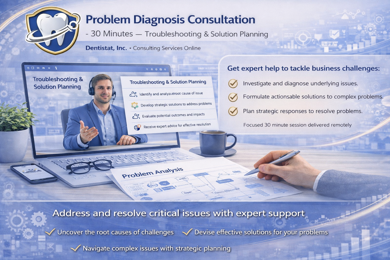 Problem Diagnosis Consultation (30 Minutes) — Troubleshooting & Solution Planning