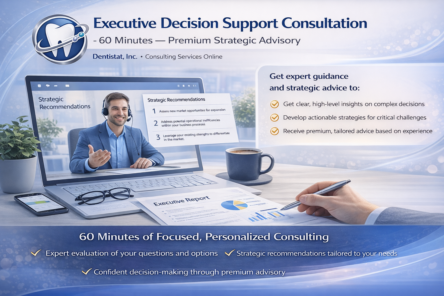 Executive Decision Support Consultation (60 Minutes) — Premium Strategic Advisory