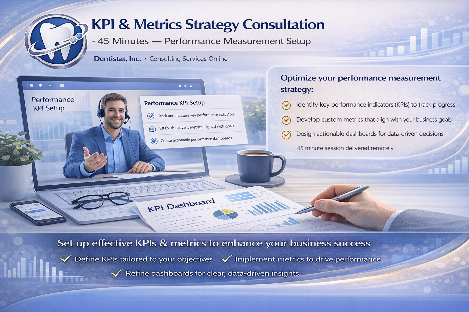 KPI & Metrics Strategy Consultation (45 Minutes) — Performance Measurement Setup
