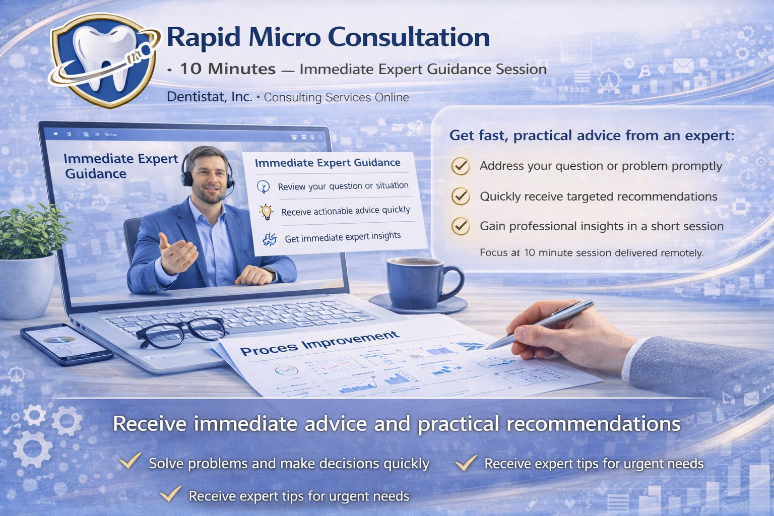 Rapid Micro Consultation (10 Minutes) — Immediate Expert Guidance Session